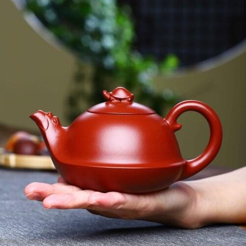 ★manufacturers selling 】 dahongpao all hand longevity turtle teapot tea pot of high-quality goods characteristics