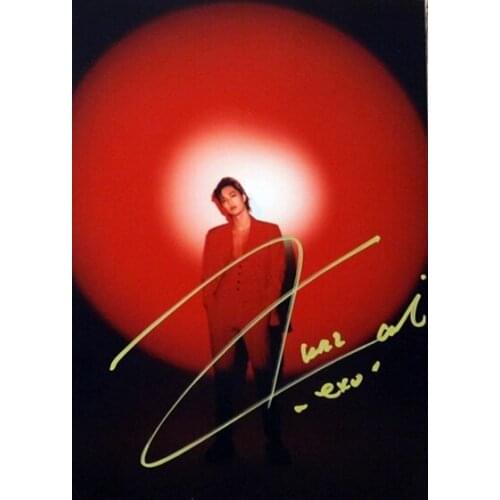 Hand signed EXO KAI Kim Jong In autographed photo LOVE SHOT 5*7 122018A