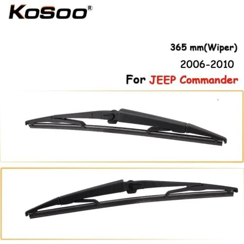KOSOO Auto Rear Car Wiper Blade For JEEP Commander,365mm 2006-2010 Rear Windshield Wiper Blades Arm,Car Accessories Styling