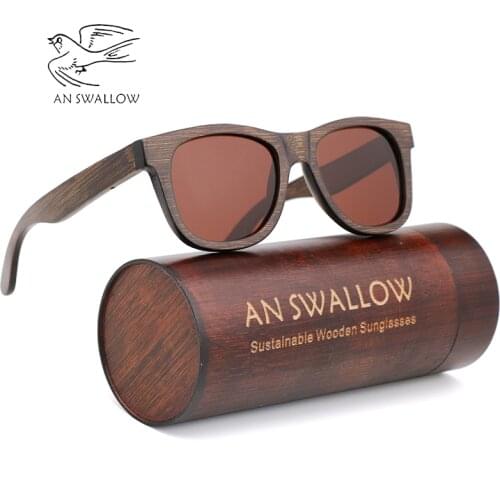 Pure handmade bamboo and wood sunglasses polarized protection mens sunglasses global hot simple sunglasses women