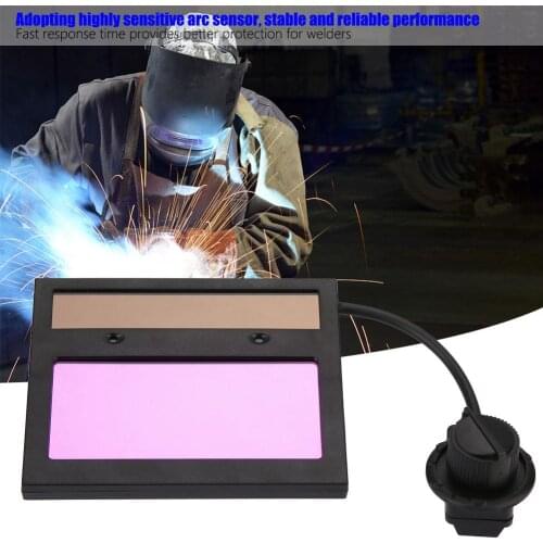 Solar Panel Welding Helmet Lens Welding Mask Auto Darkening Lens Welding Mask Lens TX500C 110*90mm