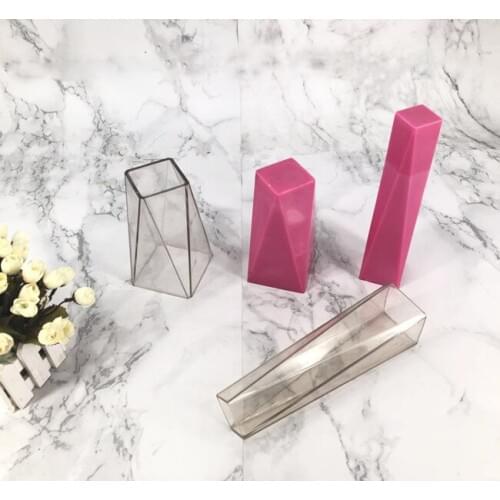 Beveled frustum DIY Plaster candle Mould For home Decoration Silicone Candle Molds Bee wax candle mold