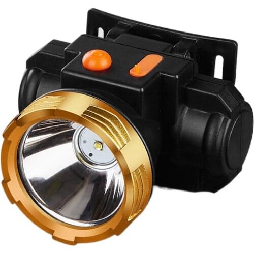 Bright LED headlamp glare charging long-range small lightweight head-mounted night fishing flashlight induction ore