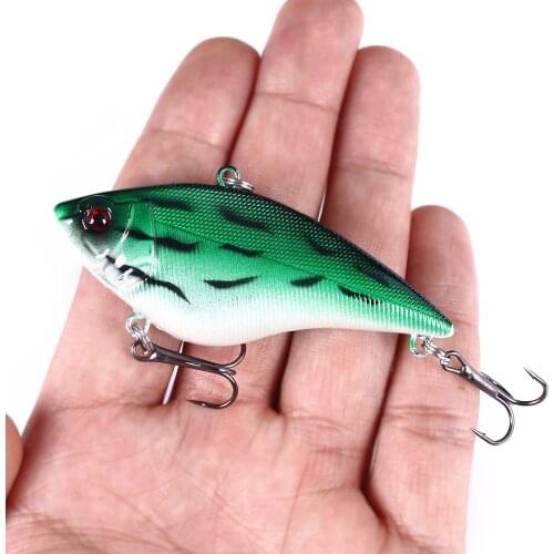 1Pcs Vibration Fishing Lure 7cm 16g Sinking VIB Lure Artificial Wobbler Noise Lipless Crankbait for Bass Pike