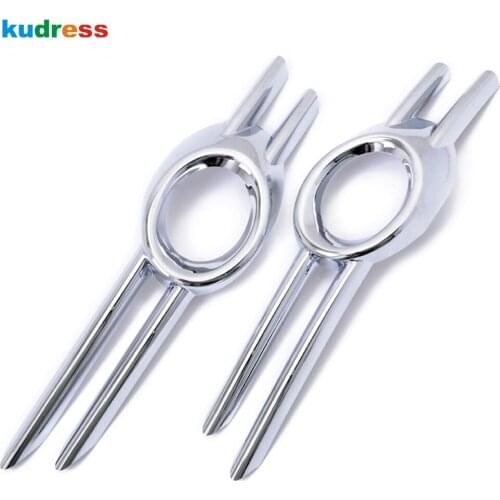 For Volkswagen For VW Passat CC 2009 2010 2011 2012 ABS Chrome Front Foglight Lamp Cover Trim Fog Lights Covers Car Styling 2pcs