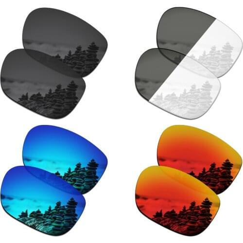 SmartVLT 4 Pairs Polarized Sunglasses Replacement Lenses for Oakley LBD - 4 Colors