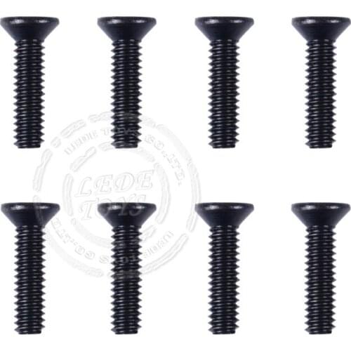 8Pcs Wltoys 12428 12423 RC Car Original Spare Parts 12428-0116 M2.5*10 Cross Flat Head Screws/12428-0114 M2.5*8 Flat Head Screws