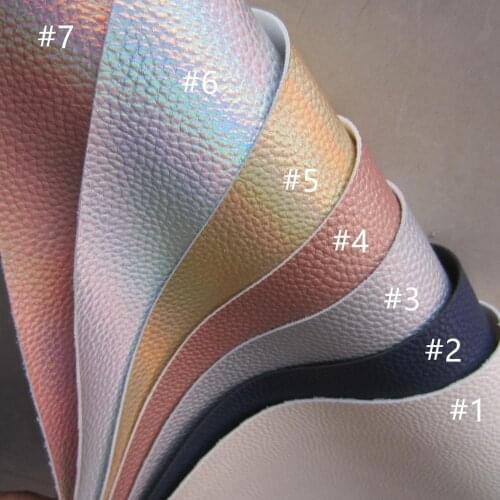 8"x11"(21cmx29cm) Lichee PU Leather fabric faux Leather for bows 1piece K0402