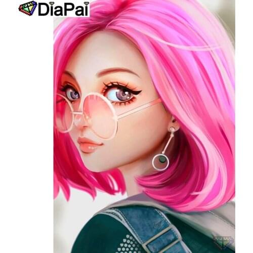 DIAPAI 100% Full Square/Round Drill 5D DIY Diamond Painting "Cartoon beauty" Diamond Embroidery Cross Stitch 3D Decor A19168
