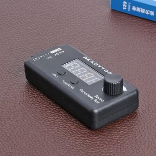 DC 4.8-6V Mini 3 Modes Digital Servo/ESC Consistency Tester Steering Gear Measurement for RC Helicopter Car Tool