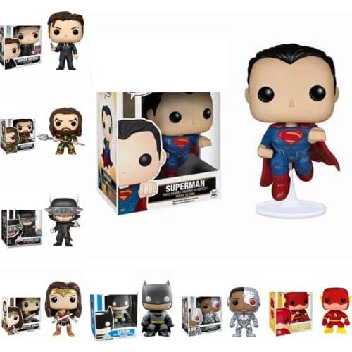 Justice League Wonder Woman Superman 85# Batman 01# Who Laughs Bruce Wayne 200# Aquaman The Flash Model Figure Collection Toys