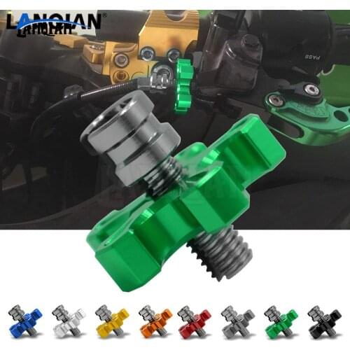 M8*1.25 Universal Motorcycle CNC Aluminum Clutch Cable Wire Adjuster For KAWASAKI Ninja 300 ABS Ninja 1000 ZX-10R Z 750 800 1000