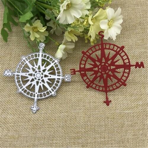 Compass Shapes Metal stencil mold Cutting Dies decoration scrapbook die cuts Album Paper Craft Embossing DIY Card Crafts