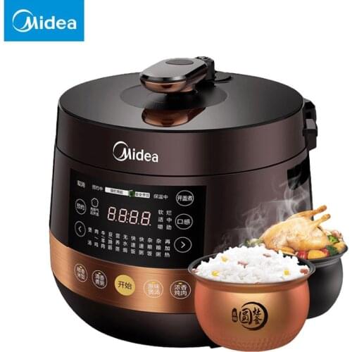 Midea High Quality Electric Pressure Cooker 5L Double Liner Intelligent 24h Reservation Porridge Soup Rice Cooker Multicooker