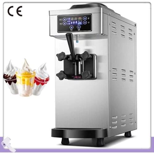 Desktop Ice Cream Makers Stainless Steel Soft Ice Cream Machine 1100W