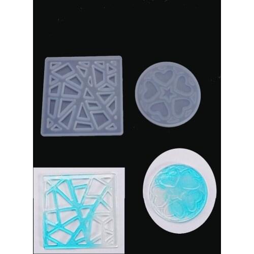 Irregular love heart star imitation paper-cut window grilles Silicone Mold for jewelry Making epoxy resin molds