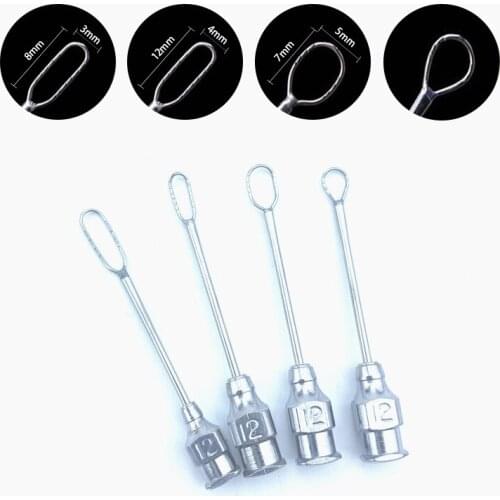 Ophthalmic lens loops Stainless steel lens loop Tip eye surgical instrument