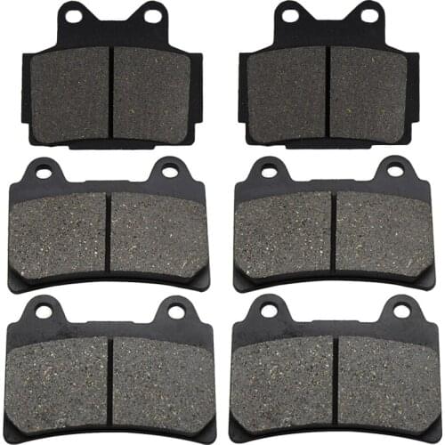 Yerbay Motorcycle Parts Front and Rear Brake Pads For Yamaha FZR 400 A 1990 FZR 400 RSP 1987 FZR 400 3EN1 1988 FZR 400 R 1989