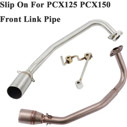 Slip On For Honda PCX 125 PCX 150 PCX125 PCX150 2019 2010 - 2020 Motorcycle Exhaust Escape Modified Front Connection Link Pipe