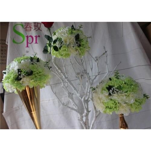 SPR NEW!!Free shipping!wedding centerpiece,wedding table decoration flowers, Road lead flower balls,(only the flowers)10pcs/lot