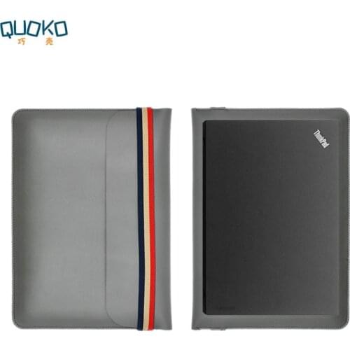 Laptop bag case Microfiber Leather Sleeve for Lenovo ThinkPad X1 Extreme 15.6 inch Coloured elastic band Style