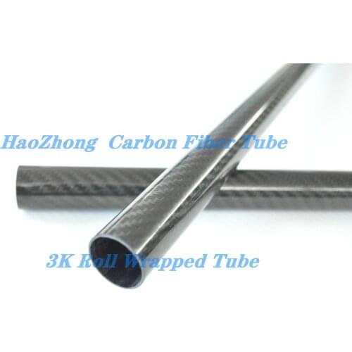 1pcs12mm X 11mm 100% Carbon Fiber Tube 3K Glossy 500mm Long Multi-copter ARM DIY 12*11