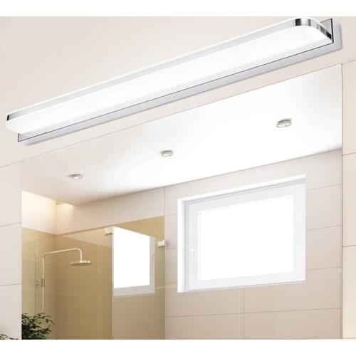 Longer LED Mirror Light AC90-260V Modern Cosmetic Stell Acrylic Wall lamp Bathroom Lighting Waterproof