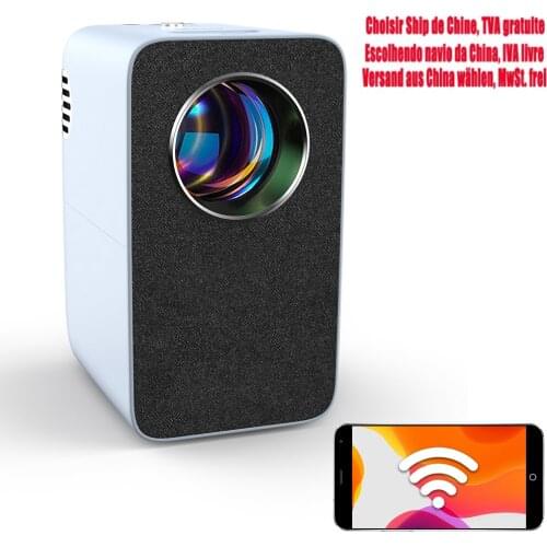 Video Projector Beamer Full Hd 720P Home Theater 4200 Lumens Wireless Airplay A7+W Freeshipping Led Projector For Mobile Phone