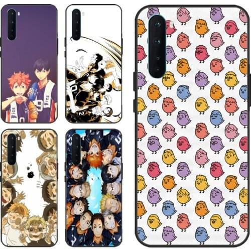 Volleyball Anime Haikyuu!! Cover For Oneplus 9 Pro 7 8 T Nord 9R Case For OPPO Realme 8 Pro 6 7 Q3 Pro GT Neo C3 C15