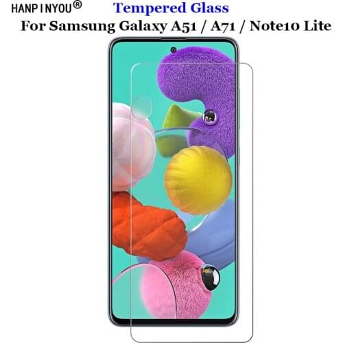 For Samsung Galaxy A51 / A71 A715 Tempered Glass 9H 2.5D Premium Screen Protector Protective Film For Samsung Galaxy Note10 Lite