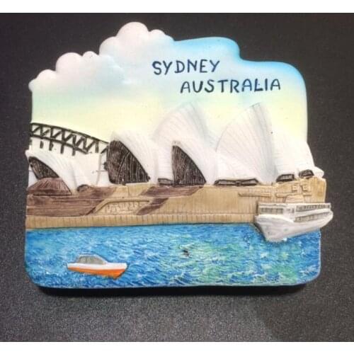 1Pc New Australia Sydney Souvenir Tourist Travel 3D Resin Decorative Fridge Magnet Stickers Worldwide Home Decor Gifts