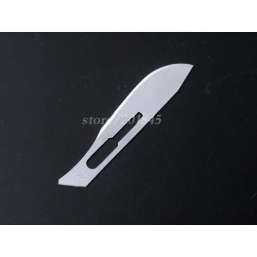 10Pcs/Pack Sharp Surgical Knives Blades #22 For Scalpel Use Replaceable stainless steel Carbon Steel Carving Live Tissue Blade
