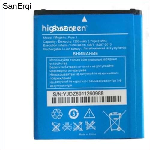 Battery 1300mAh Pure J Battery For Highscreen Pure J Mobile phone battery
