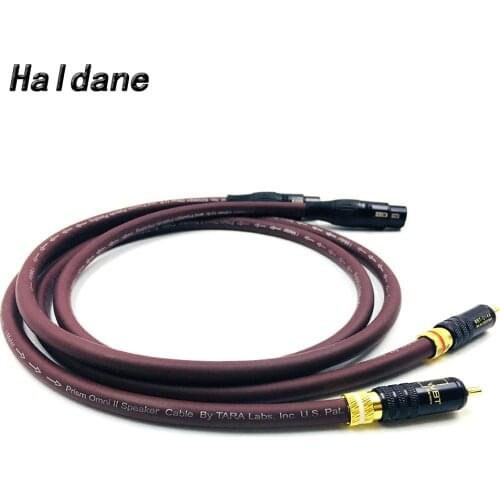 Haldane Pair HIFI WBT-0144 RCA to XLR Female Balacned Interconnect Cable XLR Balacned to RCA Audio Cable with Prism OMNI 2 Wire