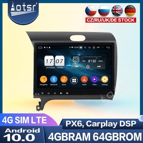 Aotsr DSP 4G+WiFi 2din Android Car Radio Multimedia Video Player Navigation GPS For Kia K3 Cerato Forte 2013-2017 Stereo Unit 2k