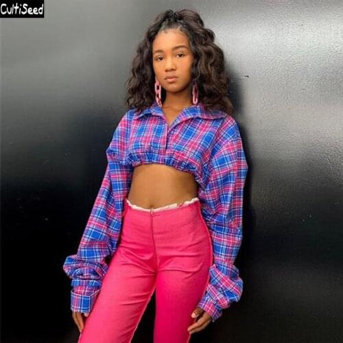 Женские короткие рубашки CULTISEED China At AliExpress