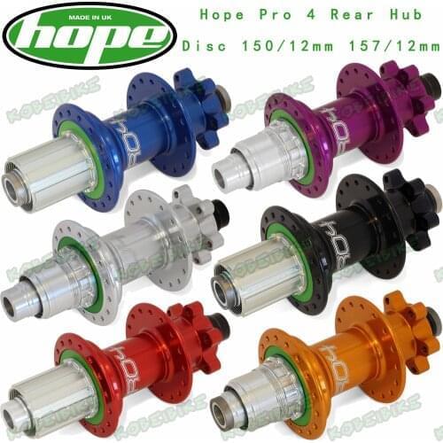 Hope Pro4 Pro 4 Mtb Bike Disc Brake 32 Holes Hub 44t 150 157mm*12mm 4 Bearings Mountain Bicycle Rear Hub Downhill
