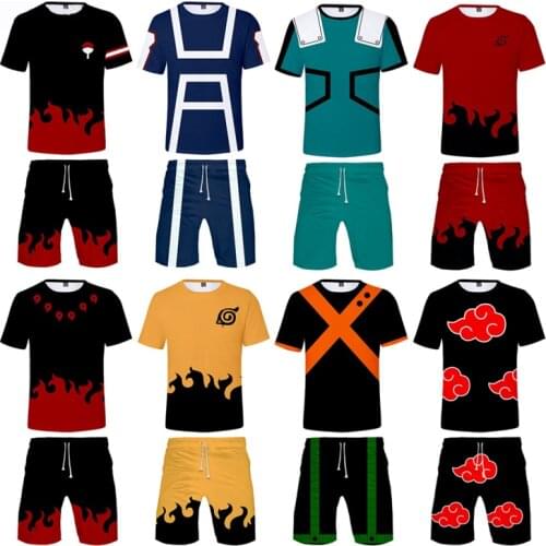 Shirt T shirt Cosplay Anime Tees Sport Suit Shorts Disfraz Clothes T-shirt Unisex