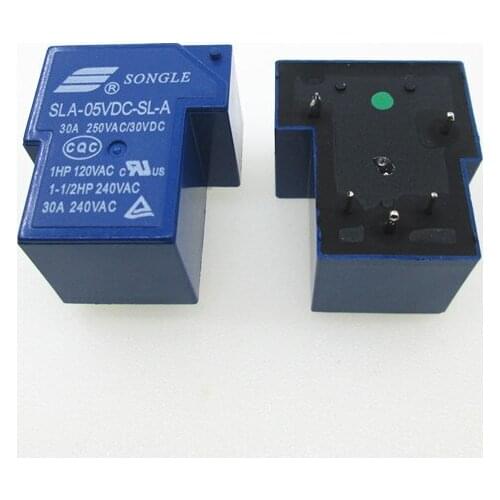 HOT NEW 5V relay SLA-05VDC-SL-A SLA-5VDC-SL-A SLA05VDCSLA T90 05VDC 05V DC05V 30A 250VAC SONGLE DIP5 dip4