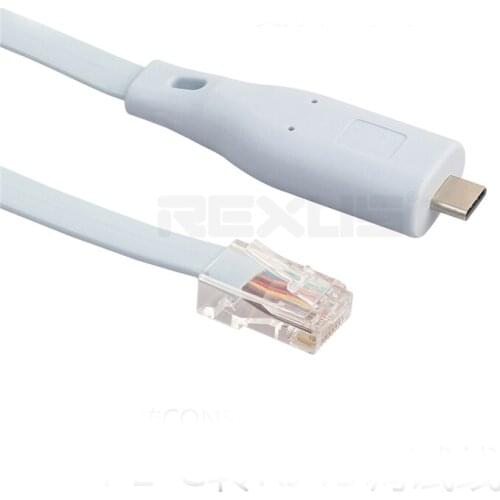 Best For Cisco Console Cable USB 6FT FTDI Type-C to Rj45 RS232 For Windows 8/7 Vista MAC Linux Cisco Extension 180cm Cable