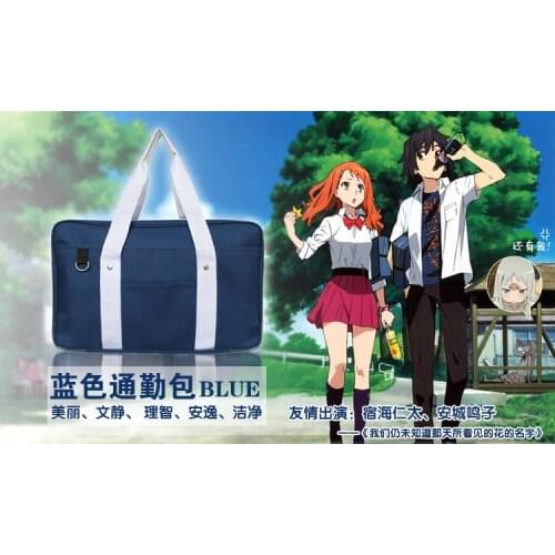 Assassination Classroom Korosensei Cosplay Accessories Class Bag Unisex Daily Bag Backpack Black And Blue