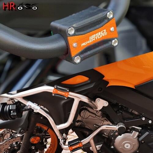 2021 New Motorcycle CNC Crash Bars Decorative Block Engine Guard Bumper Protector For KTM 1050 1090 1190 1290 Adventure ADV 1290