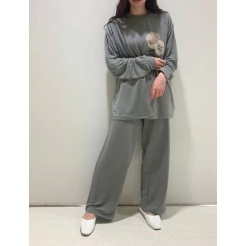 New mens and womens same style pajamas suit, long-sleeved trousers and home wear, comfortable and soft modal sleepwear