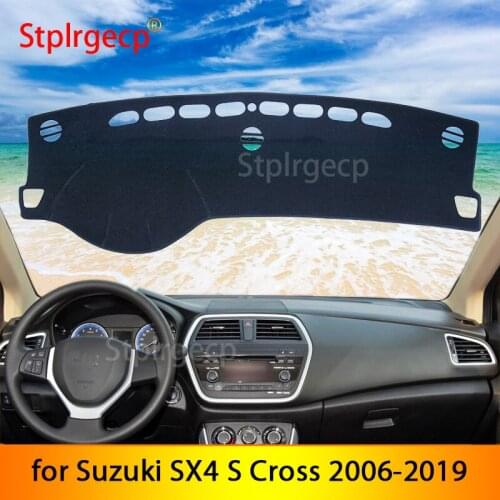 For Suzuki SX4 S Cross 2006-2019 Anti-Slip Mat Dashboard Cover Pad Sunshade Dashmat Car Accessories 2018 2017 2016 2015 2014