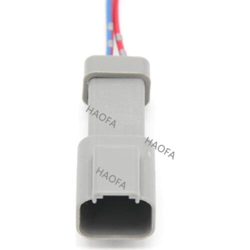 Free shipping for excavator pressure switch Komatsu 200-7 water temperature sensor Dafang square harness plug 2 wires
