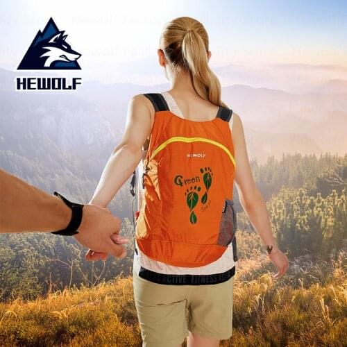 Hewolf Ultralight 0.15KG Sports Bags 15L Outdoor Camping Climbing Hiking Sports Backpack Tactical Sport Waterproof Backpacks