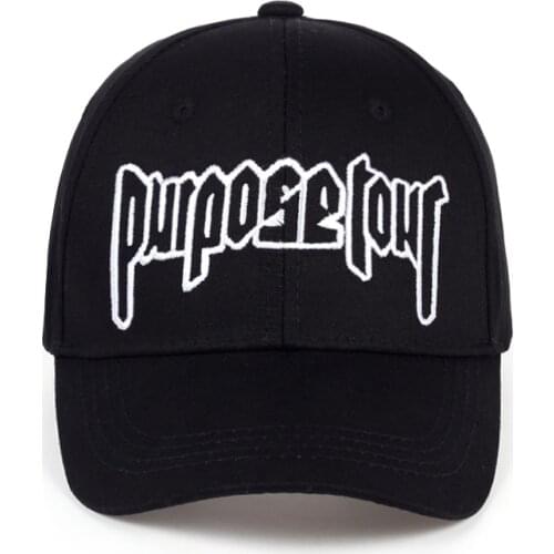 Purpose Tour Baseball Cap Retro Justin Bieber Canadian Singer Fans Hoed Hoge Snapback Caps Purpose Hat High Quality Women Men