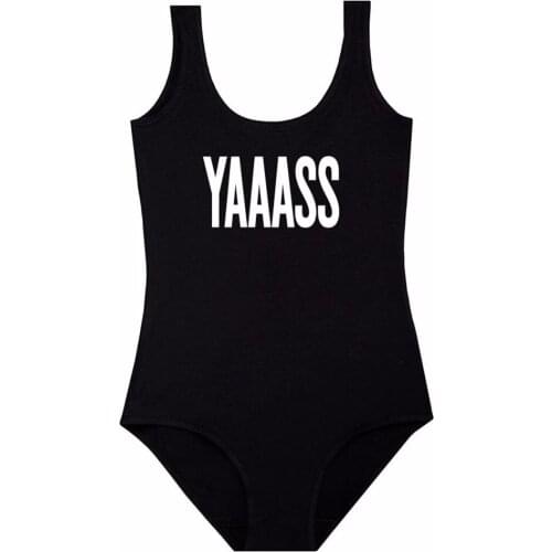 YAAASS bodysuits one piece bathing suit women bodysuit Jumpsuits Rompers Jumpsuit Bodycon Bodysuit Leotard Top