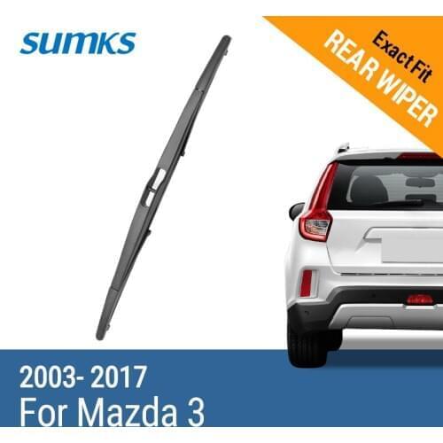 SUMKS Rear Wiper Blade for Mazda 3 2003 2004 2005 2006 2007 2008 2009 2010 2011 2012 2013 2014 2015 2016 2017