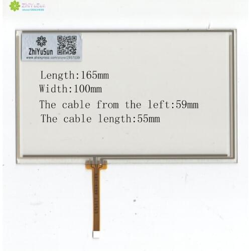 ZhiYuSun KDT-4799 7inch NEW 165mm*100mm touch screen panel 165*100 TOUCH glass sensor for DVD car on AT70TN90